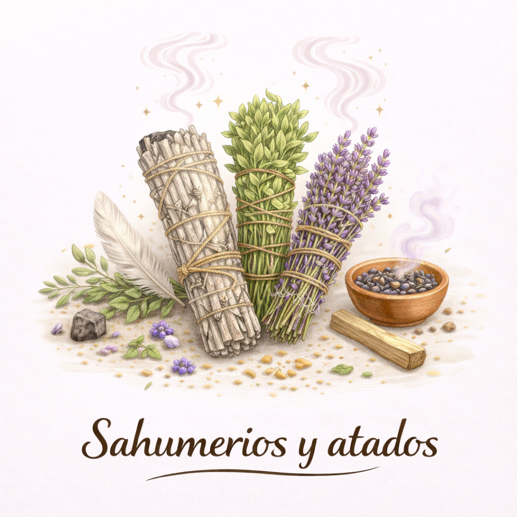 Sahumerios y atados