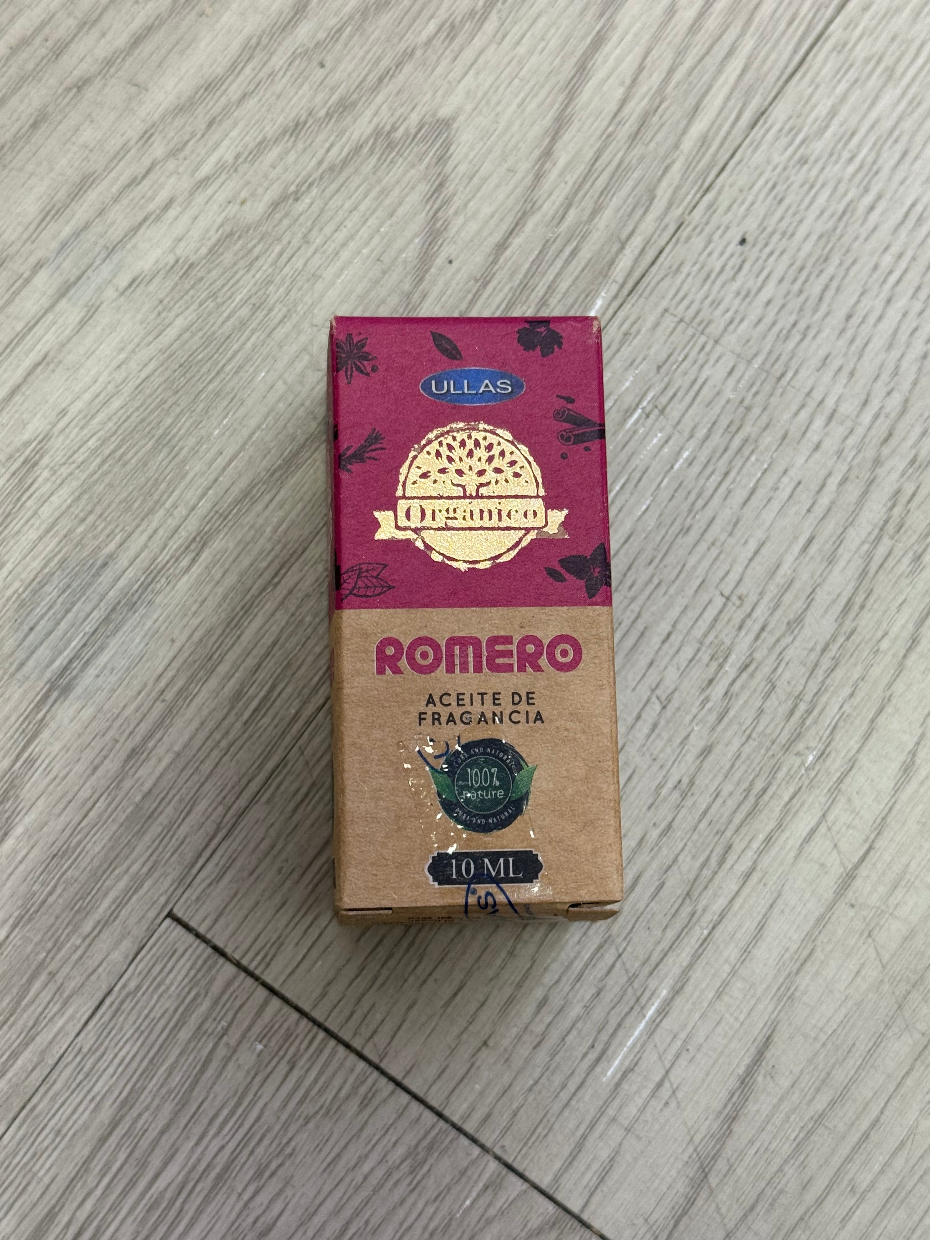 Aceite esencial Romero Ullas