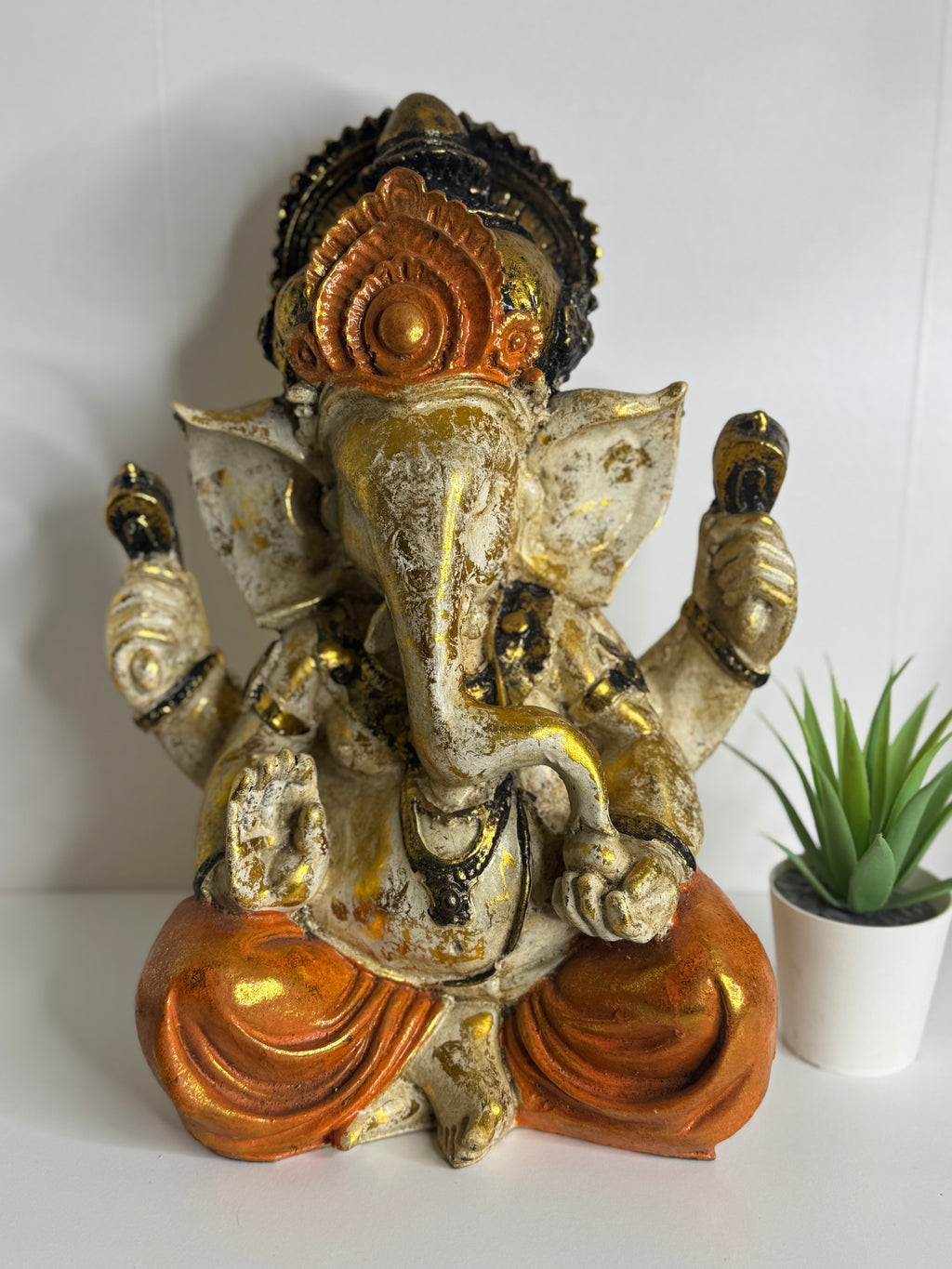 Figura de Ganesha 30 cm – Prosperidad, Abundancia y Eliminación de Obstáculos