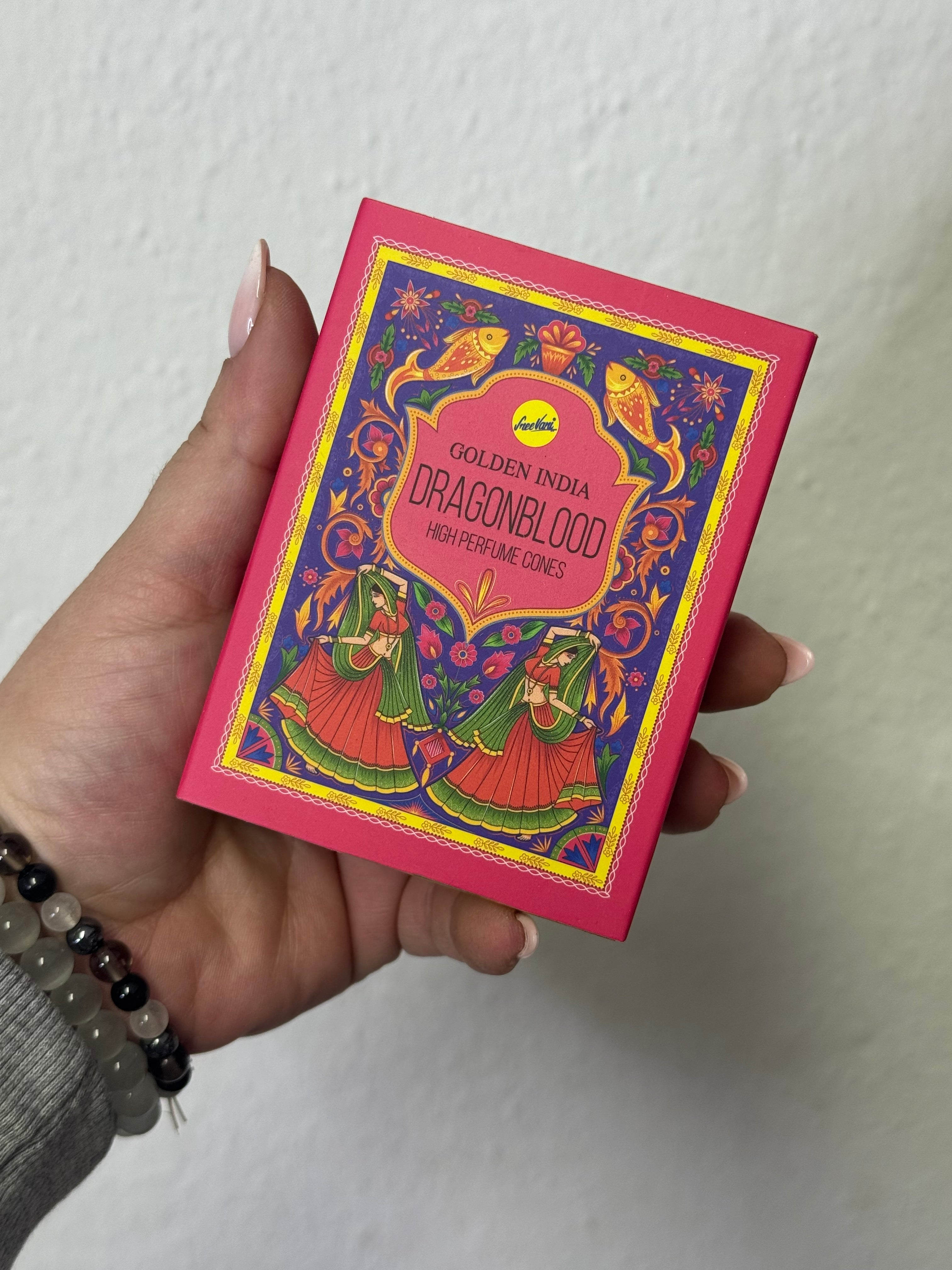 Conos de Incienso de Reflujo – Golden India (A elegir aroma)