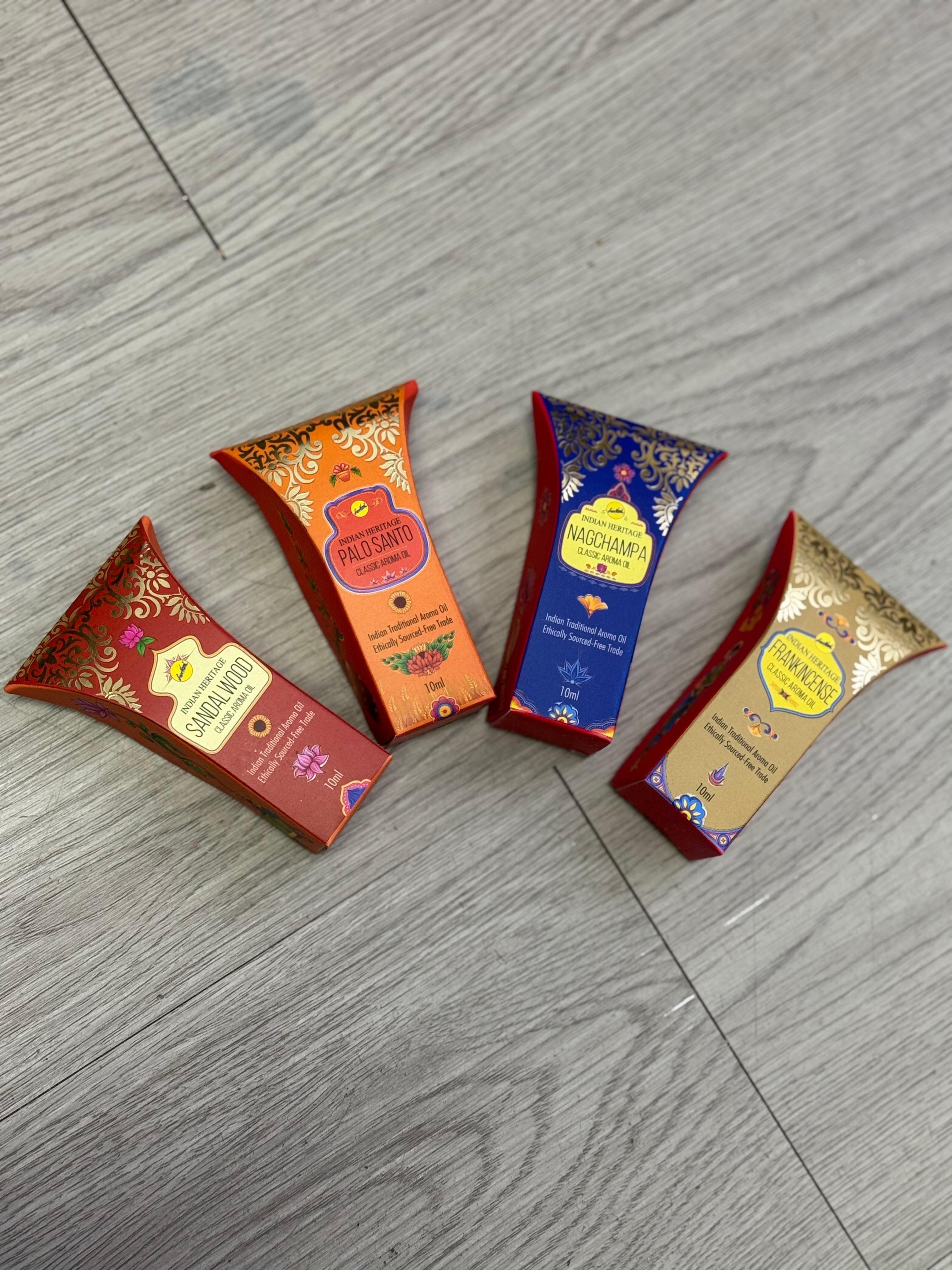 Aceites Aromáticos Indian Heritage | Fragancias intensas para difusor (10 ml)