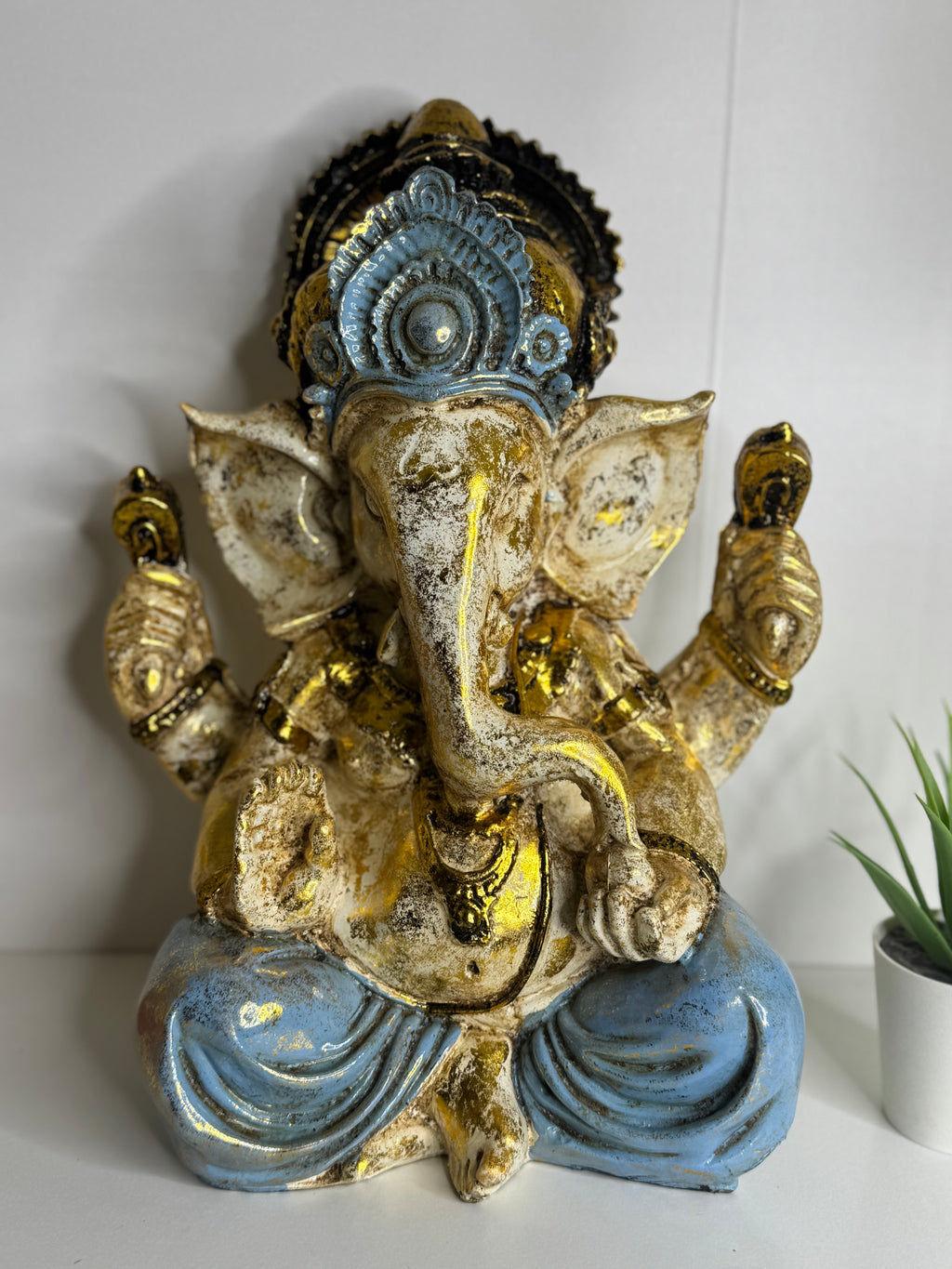 Figura de Ganesha 30 cm – Prosperidad, Abundancia y Eliminación de Obstáculos