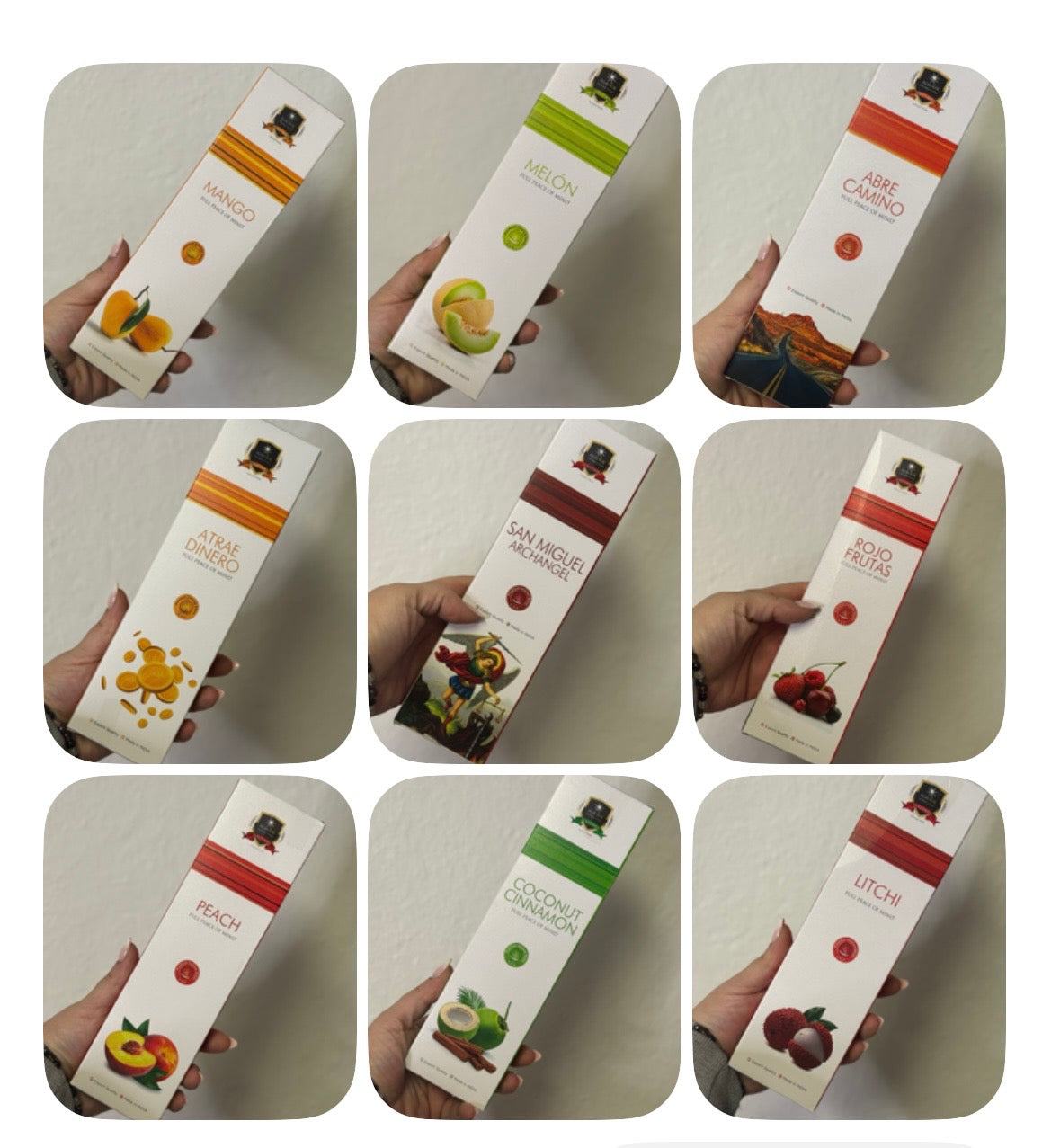 Incienso Premium Aromático y Ritual (A elegir aroma)