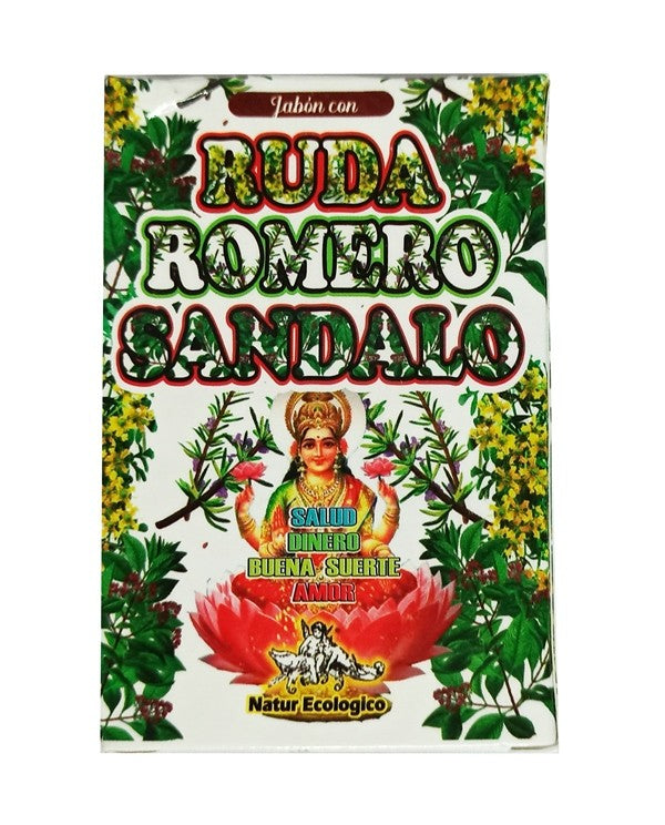 Jabón esotérico Ruda, Romero y Sándalo de Perú