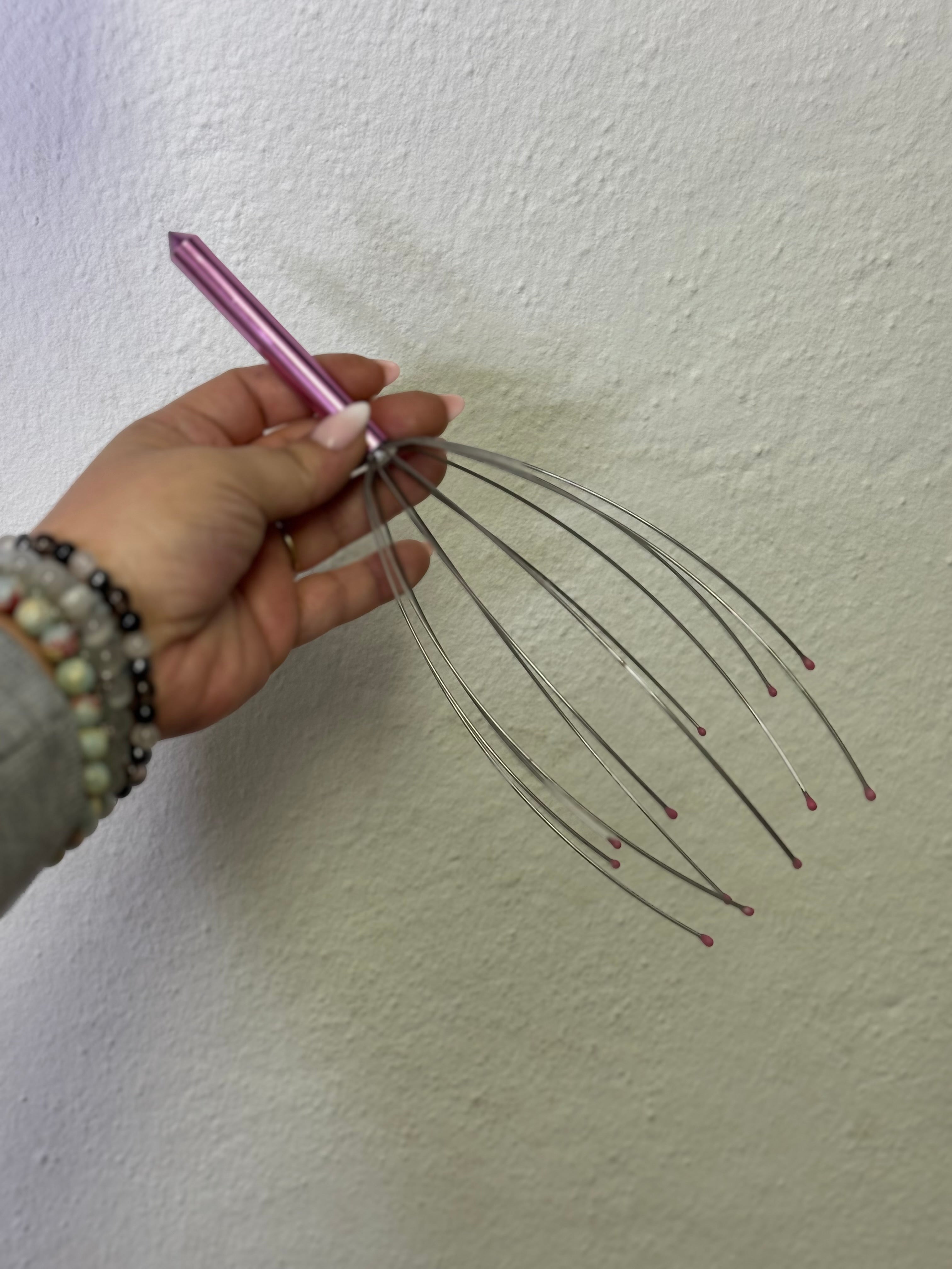 Masajeador de Cabeza Antiestrés | Relajante Capilar Manual