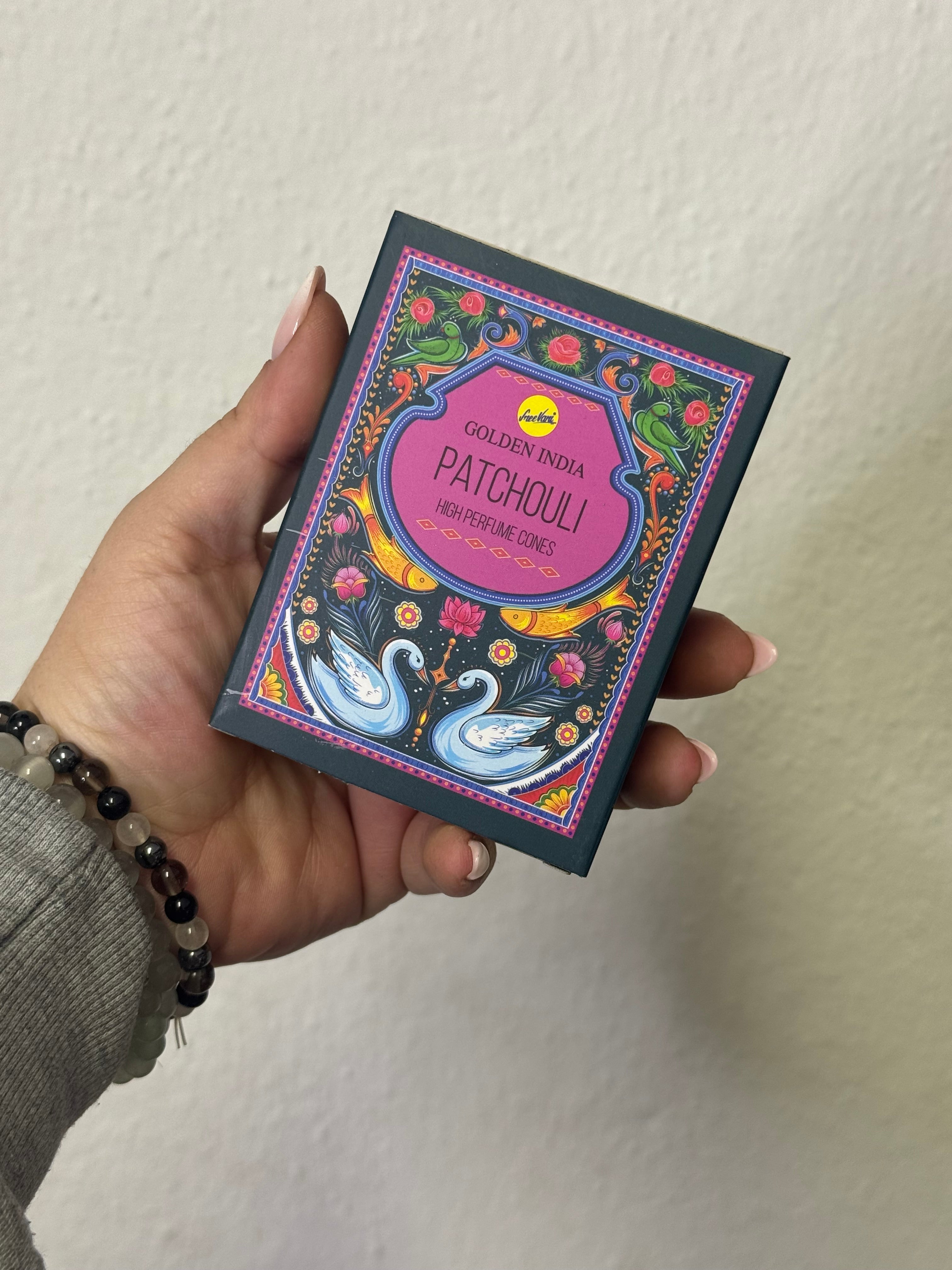 Conos de Incienso de Reflujo – Golden India (A elegir aroma)
