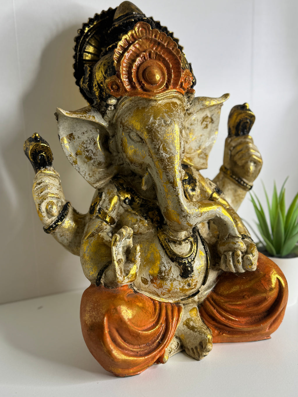 Figura de Ganesha 30 cm – Prosperidad, Abundancia y Eliminación de Obstáculos