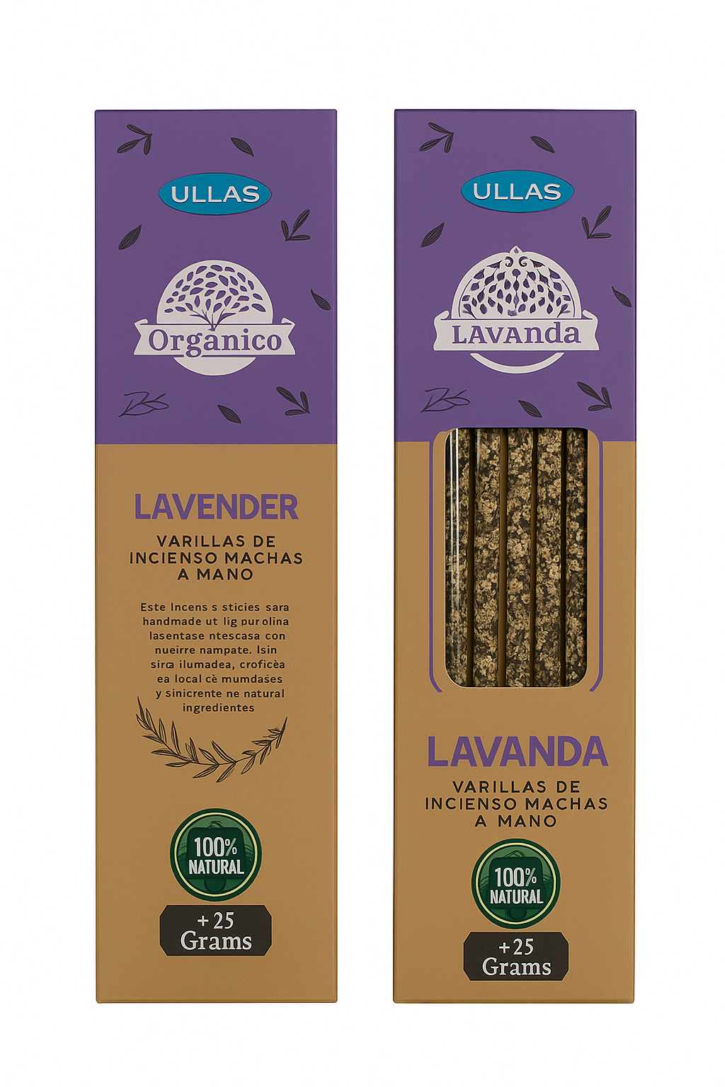 Incienso Orgánico Lavanda