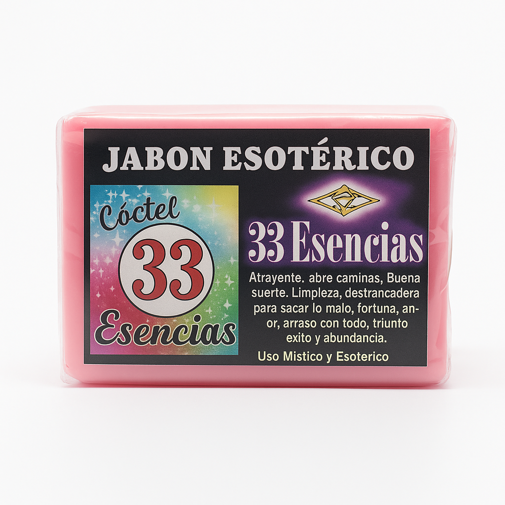 Jabón esotérico 33 esencias