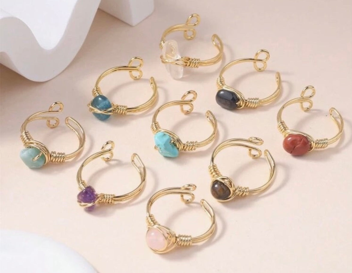 Anillos de minerales ajustables