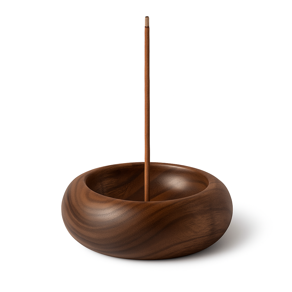 Porta incienso madera